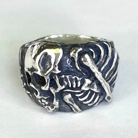 がしゃどくろ（リング）［銀燭］