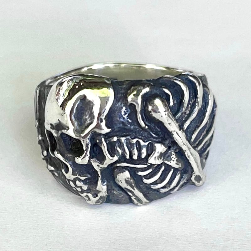 がしゃどくろ（リング）［銀燭］ | 上州本店 蛇骨堂