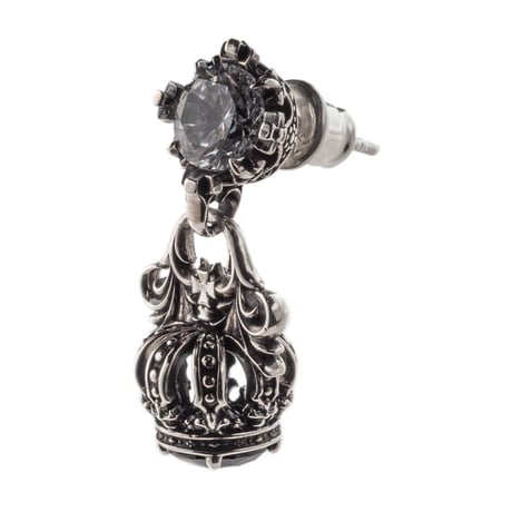 【即納可能！王冠2つのピアス】ノーブルクラウンピアス　～Noble crown earring～ ［Artemis Kings］