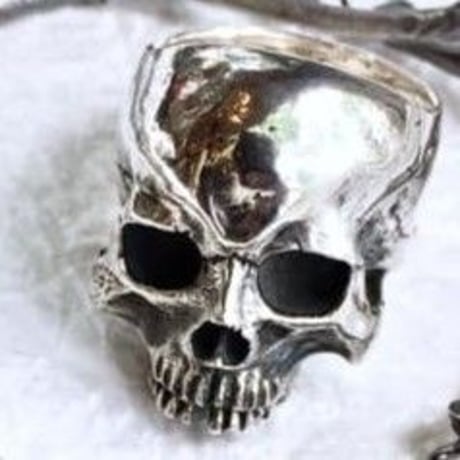 【即納可能サイズ＃21号】Human Skull Ring02［SKURANGER］