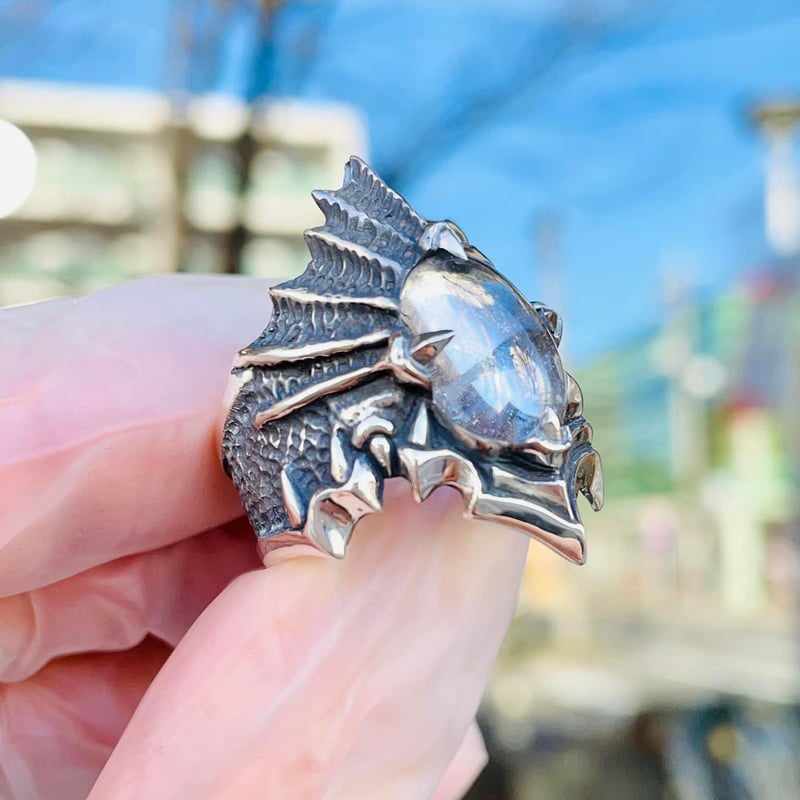 龍の指輪】晶龍如意宝珠（リング）［銀燭］ | 上州本店 蛇骨堂