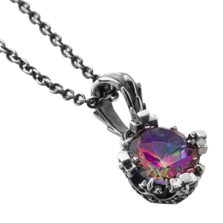 オーバルクラウンペンダント　ミスティッククォーツ～Oval crown pendant　Mystic Quartz～［Artemis Kings］