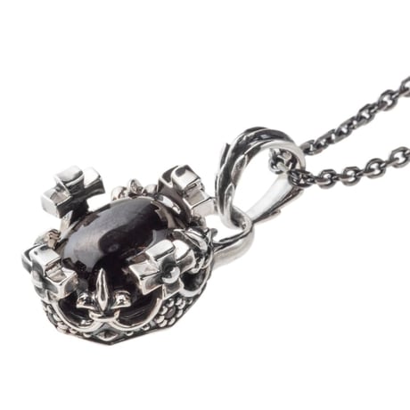 【即納可能！】オーバルクラウンペンダントブラックスター ～Oval Crown Pendant Black Star～［Artemis Kings］