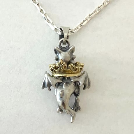 【即納可能！】王冠にはまったドラゴン（ペンダントトップ）［林檎屋］