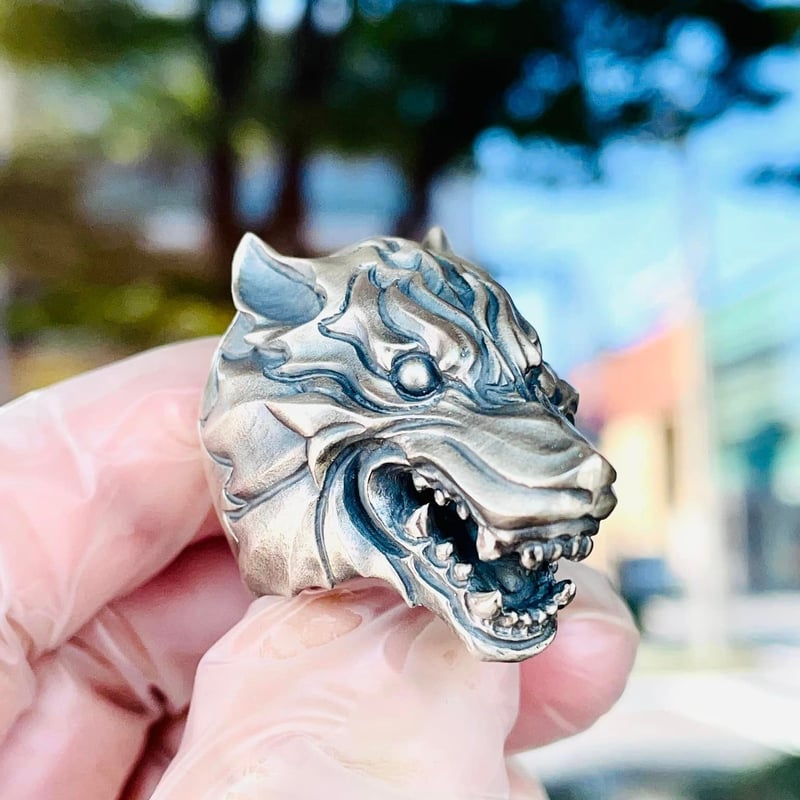 即納可能！狼の指輪】6R-013 （リング）［GLAM SCALE］ | 上州本店 蛇骨堂