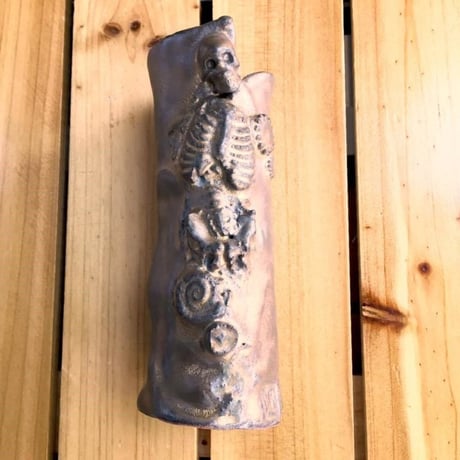 【SOLD OUT！】サクリファイス花器　[大友窯SKULL]