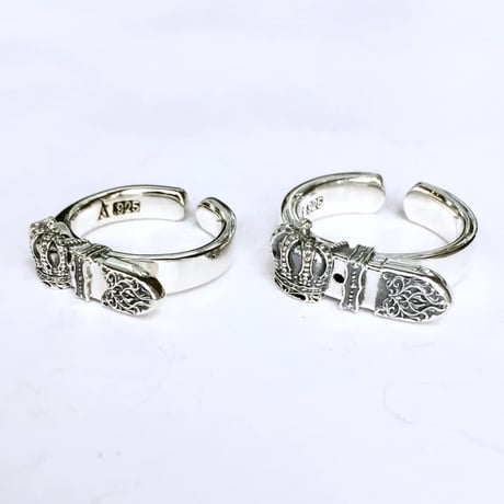 【即納可能サイズあり！】クラウンベルトリング　~Crown belt ring~[ArtemisKings]