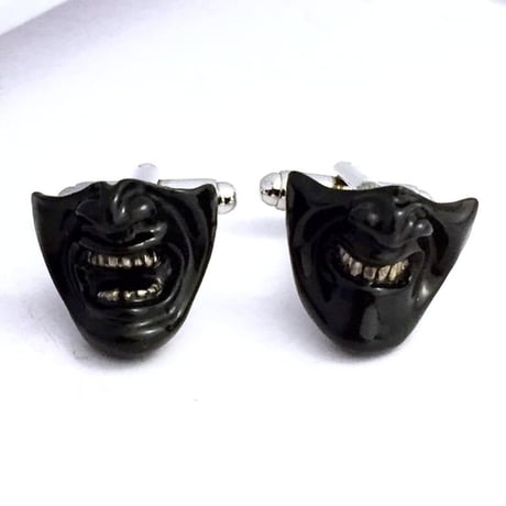 阿吽面頬 (黒）カフス[LYNX]