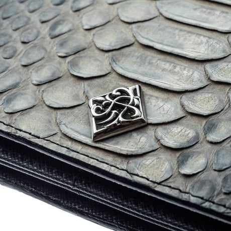 グレーパイソンロングウォレット~Gray python long wallet~［Artemis Classic］