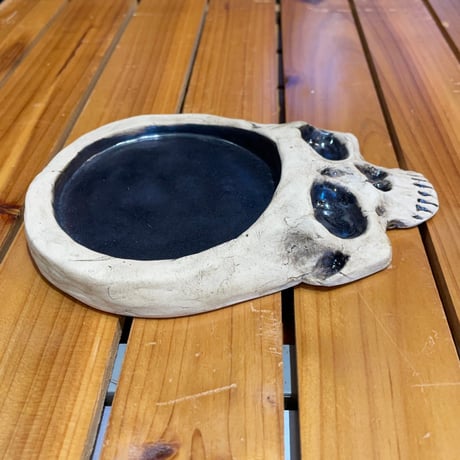 【SOLD OUT！】ドクロ皿［大友窯SKULL］