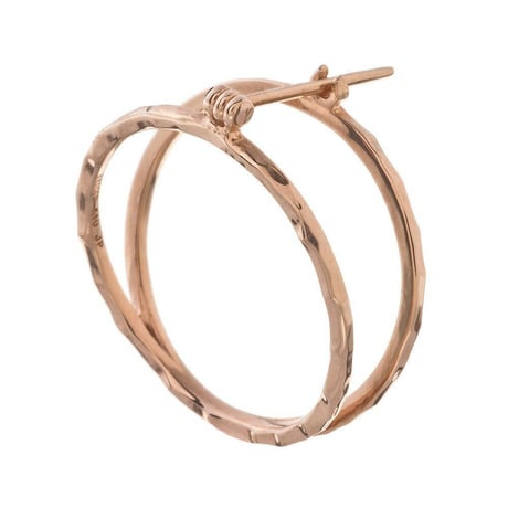 10金サークルピアス［Elenore Jewelry］