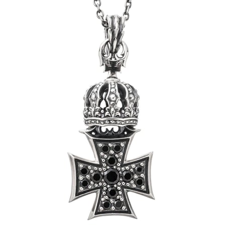 クラウンアイアンクロスペンダント　～Crown iron cross pendant～［Artemis Kings］