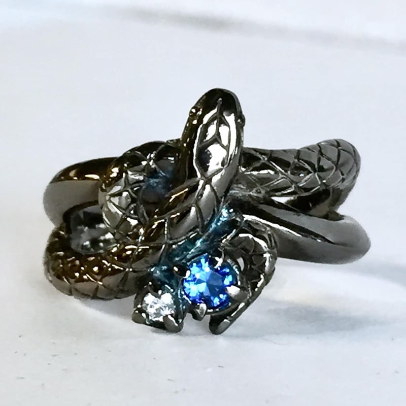 蛇の指輪】シーサーペントコイル 蛇 シルバーリング［Bizarre］ | 上州