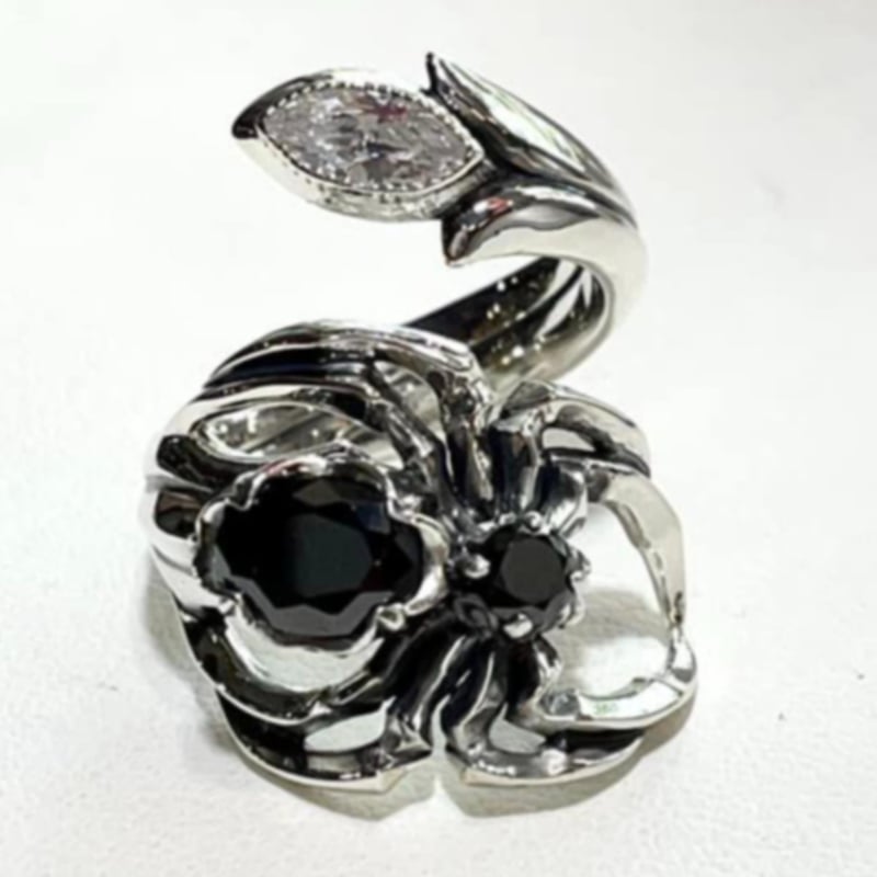 SAAD スパイダーバングル Silver925 ホピ 蜘蛛 クモ シルバー SAAD スパイダーバングル Silver925 ホピ 蜘蛛 クモ シルバー