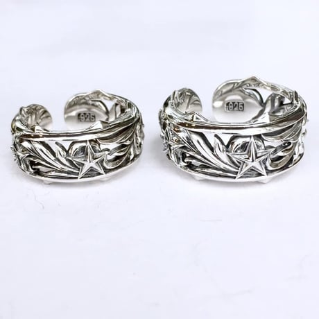 【即納可能！】スターカフリング　～Star cuff ring～[ArtemisKings]