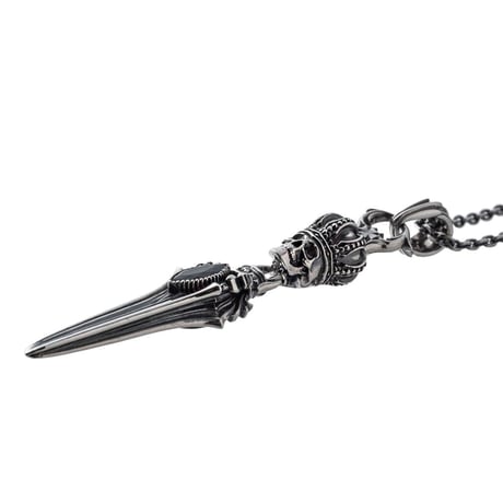 【即納可能！】スカルクラウンダガーペンダント ～ Skull Crown Dagger Pendant～ ［Artemis Kings］