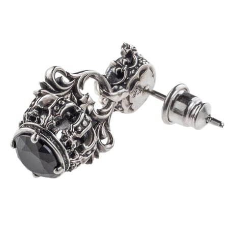 【即納可能！王冠2つのピアス】ノーブルクラウンピアス　～Noble crown earring～ ［Artemis Kings］
