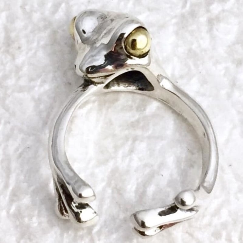 蛙の指輪】のぞきカエル（リング）［林檎屋］ | 上州本店 蛇骨堂