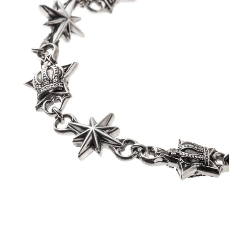 スタークラウンTバーブレス　～Star crown T bar bracelet～ ［Artemis Kings］