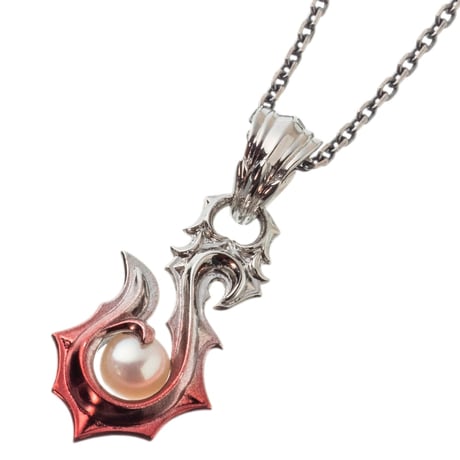 【即納可能！釣り針のペンダント】赤彩フィッシュフックペンダント［Artemis Kings］