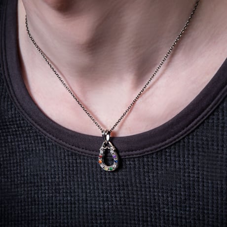 マルチカラーホースシューチャーム～Multicolor horseshoe pendant～［Artemis Kings］