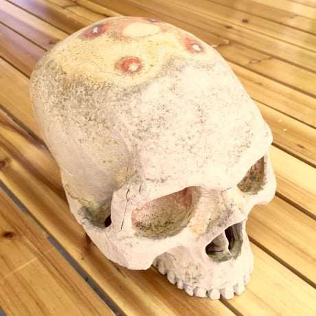 【即納可能！】髑髏～焼き締めオブジェ大～[大友窯SKULL]