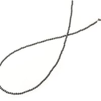 【即納可能！】ヘマタイトネックレス（3.0mm）［Artemis Classic］