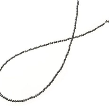 【即納可能！】ヘマタイトネックレス（3.0mm）［Artemis Classic］