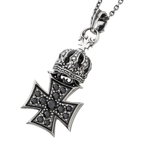 クラウンアイアンクロスペンダント　～Crown iron cross pendant～［Artemis Kings］