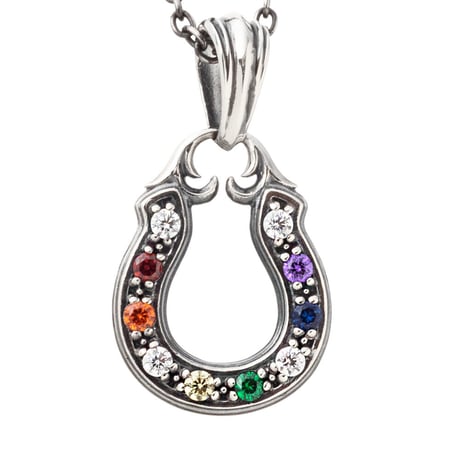 マルチカラーホースシューチャーム～Multicolor horseshoe pendant～［Artemis Kings］