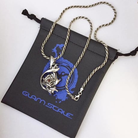 【蛇骨堂限定販売】バラペンダント　［GLAM SCALE］