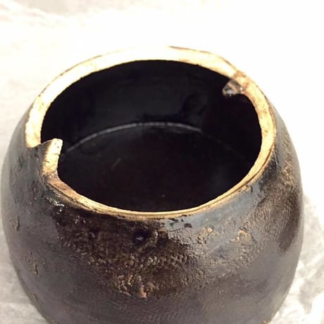 【SOLD OUT！】髑髏のシュガーポット[大友窯SKULL]