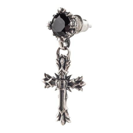 【即納可能！】クロスクラウンピアス　～Cross crown earring～［Artemis Kings］