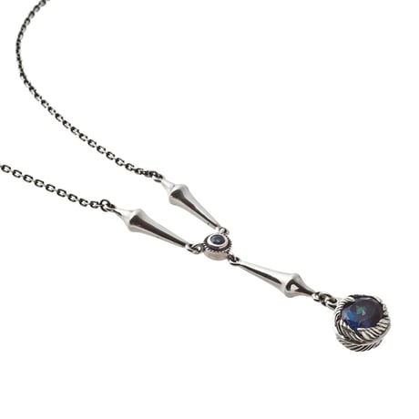 【即納可能！】 オーバルミスティックフェザーペンダント　［Artemis Classic］