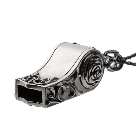【即納可能！笛のペンダント】ローズホイッスルペンダント ~Rose whistle pendant~　[ArtemisClassic]
