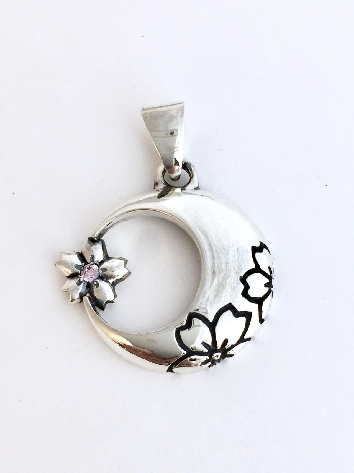 天命堂制作・【純銀】二十六夜月・ペンダントトップ ◇天命堂制作◇【純銀】二十六夜月・ペンダントトップ◇