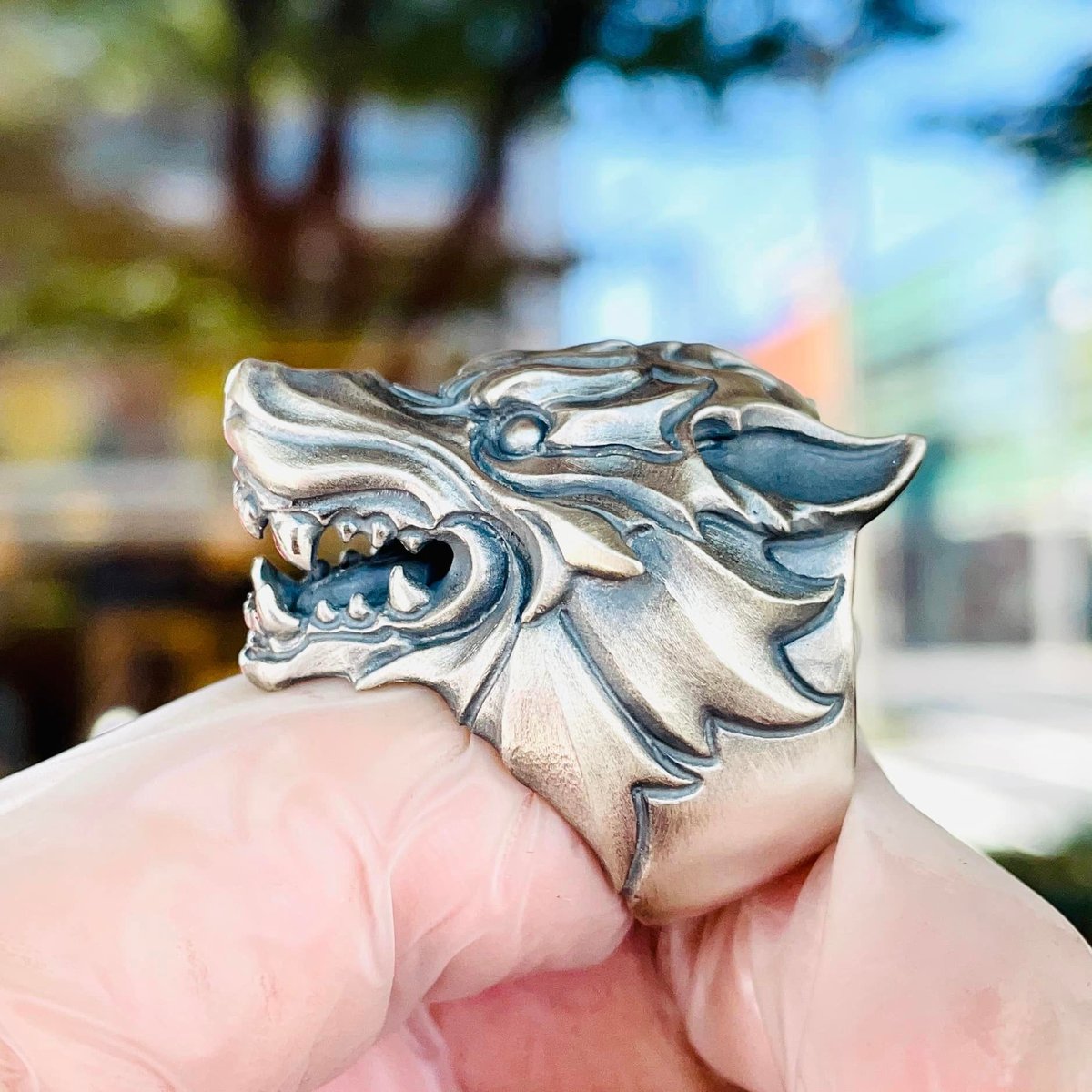 即納可能！狼の指輪】6R-013 （リング）［GLAM SCALE］ | 上州本店 蛇骨堂