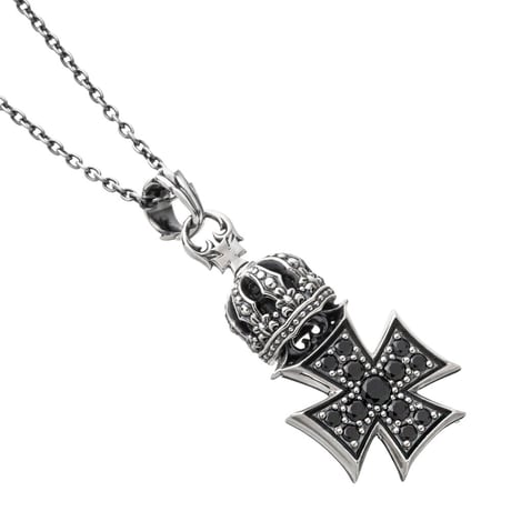 クラウンアイアンクロスペンダント　～Crown iron cross pendant～［Artemis Kings］