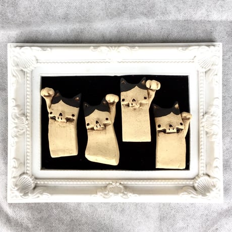 【SOLD OUT！！招き猫】招き猫マーニャ～フィギュア～ [大友窯SKULL]