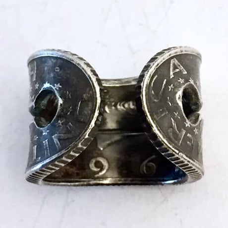 【SOLD OUT！】リングサイズ＃6.5号～ペンダントにも使える～ケネディコインリング［DOWNTON DIVISION］