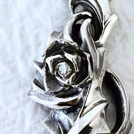 【蛇骨堂限定品！薔薇のペンダント】AT-JA-002 （ペンダントトップ）[GLAM SCALE]