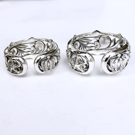 【即納可能！】スターカフリング　～Star cuff ring～[ArtemisKings]