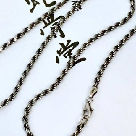 【即納可能品あり！】いぶし カットフレンチロープチェーン（2.8mm）《蛇骨堂セレクト》