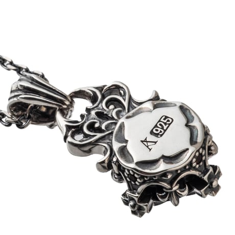 【即納可能！】ラウンドクラウンクロスペンダント　 ～Round crown cross pendant～ ［Artemis Kings］