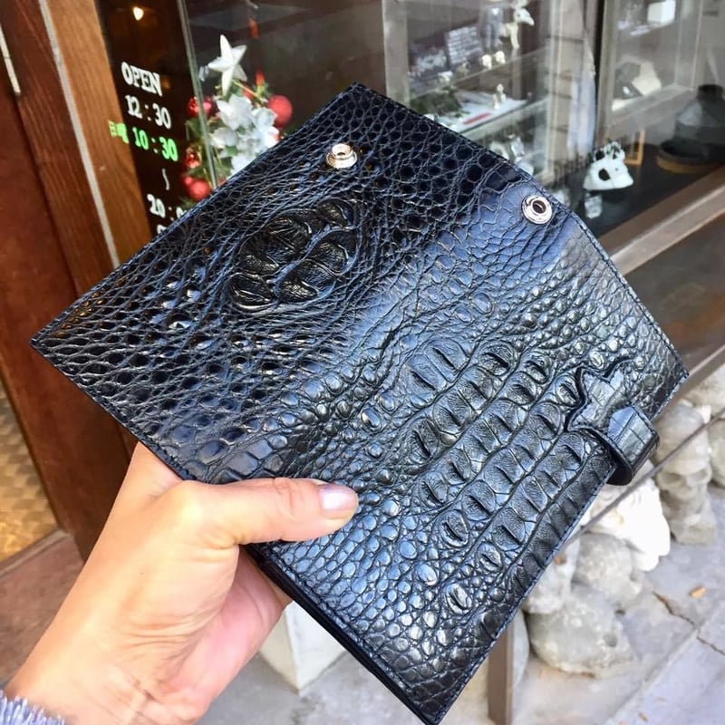 即納可能！】本革クロコダイルロングウォレット［Artemis