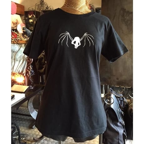 【SOLD OUT！】『蛇骨堂オリジナル』 輪舞ドクロＴシャツ黒/白
