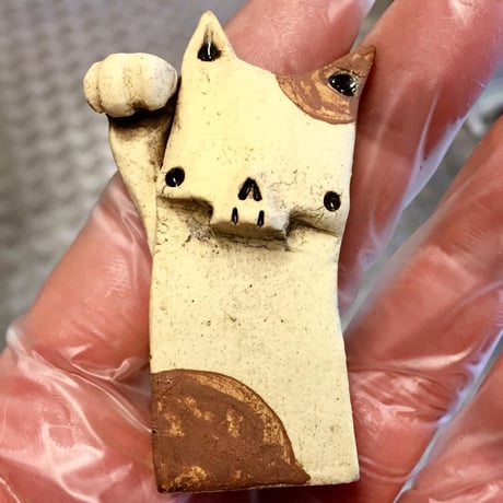 【SOLD OUT！！招き猫】招き猫マーニャ～フィギュア～ [大友窯SKULL]