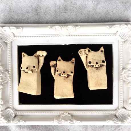 【SOLD OUT！！招き猫】招き猫マーニャ～フィギュア～ [大友窯SKULL]