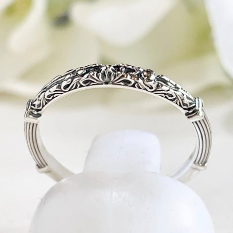 EDIT.FOR LULU スクエアクリスタルガラスリング silver925 指輪 | STORES