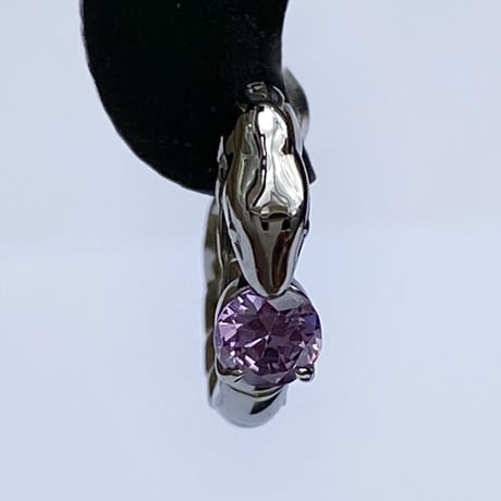【蛇のピアス】サーペントバイパーシルバーピアス［Bizarre］